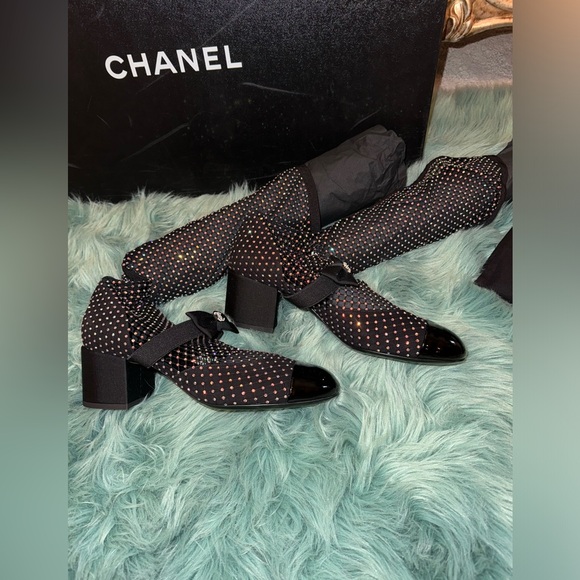 Chanel mesh crystal boots - Picture 7 of 11